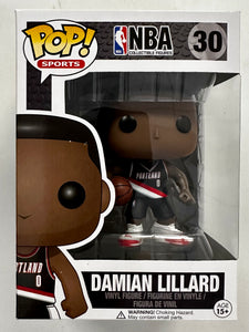 Funko Pop! Sports Damian Lillard #30 NBA Portland Trail Blazers Poplife Vaulted 2016