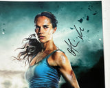 Alicia Vikander Signed Lara Croft 2018 Tomb Raider 11x14 Photo With JSA COA