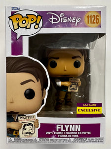 Funko Pop! Disney Flynn Ryder With Wanted Poster #1126 Tangled AAA Anime 2021 Exclusive