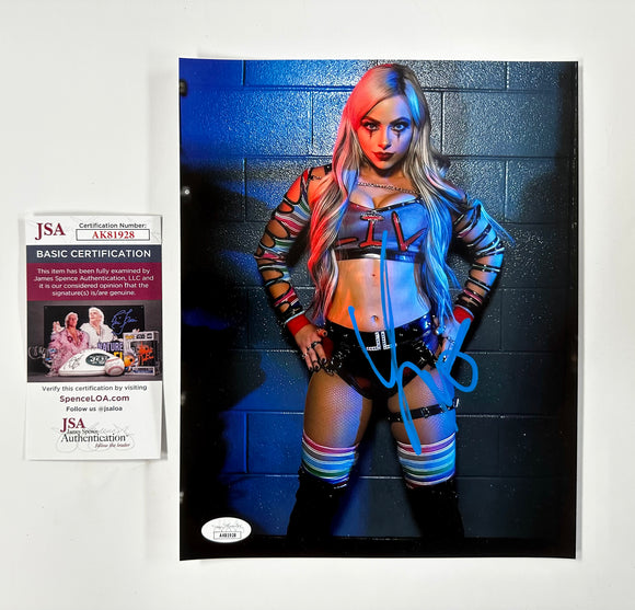 Liv Morgan Signed Sexy WWE Diva Matte 8x10 Photo With JSA COA