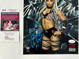 Liv Morgan Signed Sexy WWE Diva Matte 8x10 Photo With JSA COA