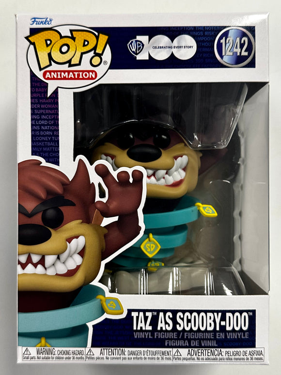 Funko Pop! Animation Taz As Scooby Doo #1242 Looney Tunes Warner Bros 2023