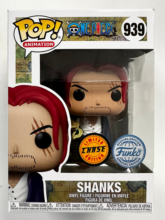Funko Pop! Animation Chase Red Hair Shanks #939 One Piece 2023 SE Exclusive