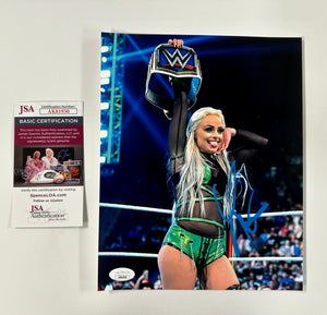 Liv Morgan Signed Sexy WWE Diva Matte 8x10 Photo With JSA COA