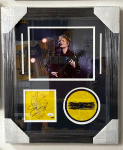 Ed Sheeran Signed & Custom Framed Subtract CD Cover & CD With JSA COA