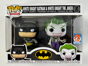 Funko Pop! DC Heroes White Knight Batman And Joker 2-Pack Px Previews Exclusive