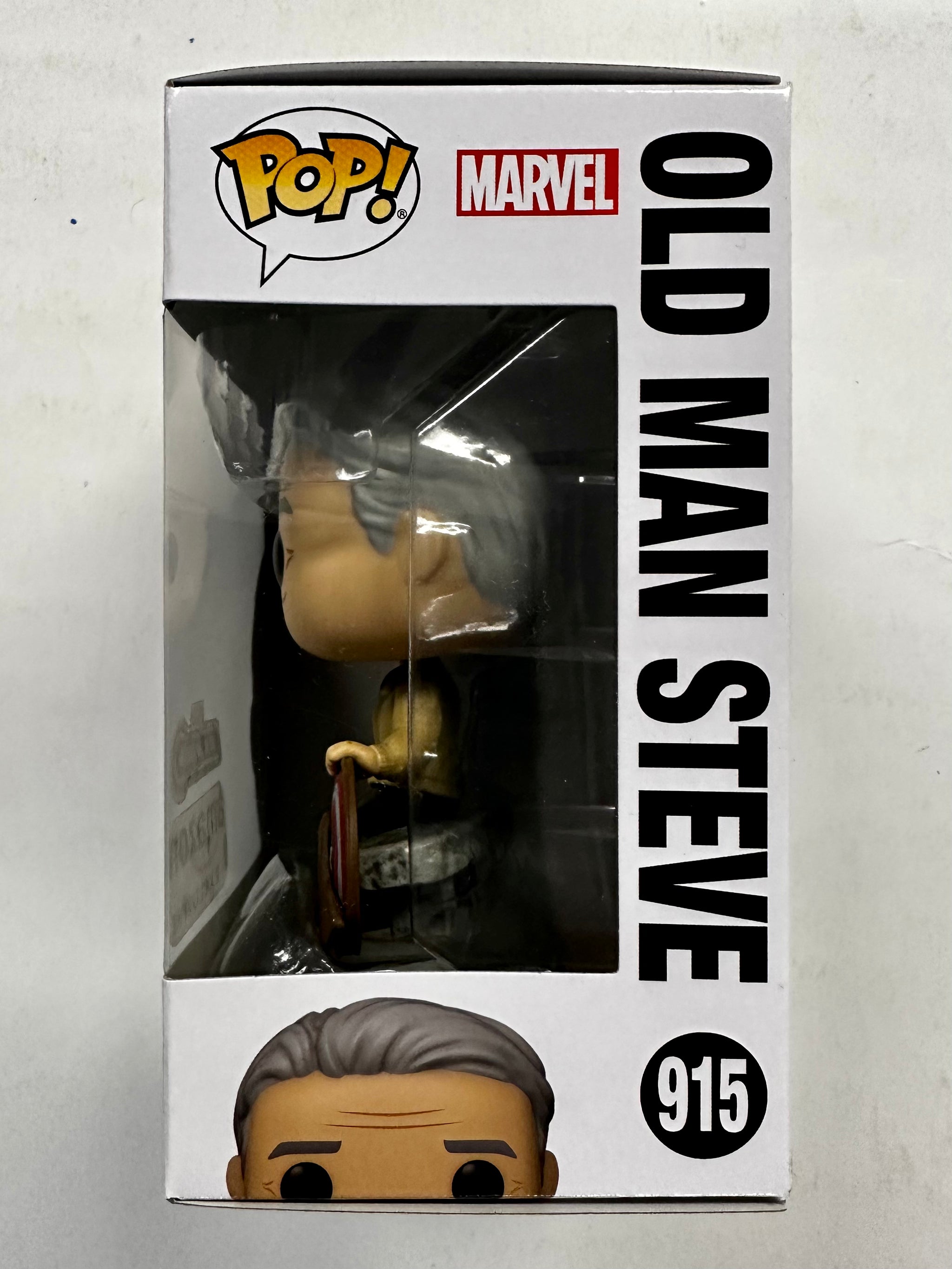 Funko Pop! Marvel Old Man Steve On Bench #915 Avengers Endgame