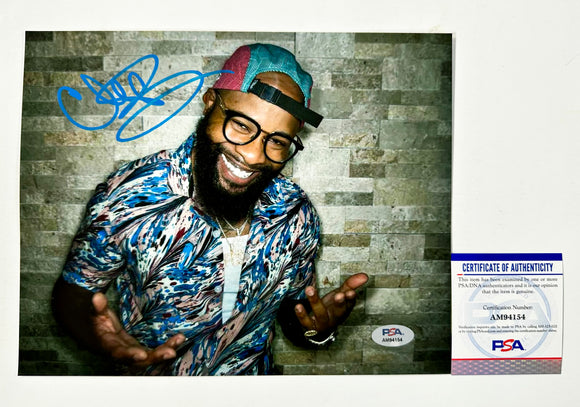 Comedian Chico Bean Signed 8x10 MTV Wild N Out Photo With PSA/DNA COA