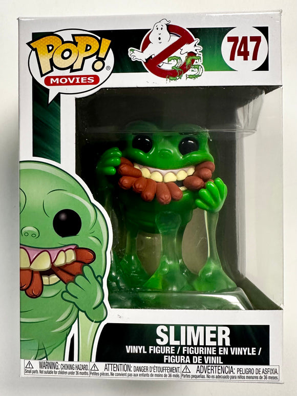 Funko Pop! Movies Slimer Eating Hot Dogs #747 Ghostbusters 2019 Vaulted