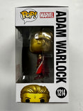 Funko Pop! Marvel Adam Warlock With Head of War Pig #1214 Guardians Of The Galaxy 2023 Marvel Corps Exclusive