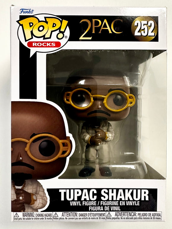 Funko Pop! Rocks Tupac Shakur #252 2Pac 2022 Makaveli Rapper Poet West Coast