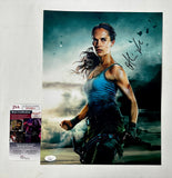 Alicia Vikander Signed Lara Croft 2018 Tomb Raider 11x14 Photo With JSA COA