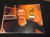 Tyler Myers Signed Buffalo Sabres 8x10 photo Winnipeg Jets Proof First Goal Pic