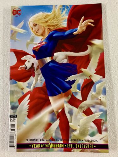 Supergirl #34 Derrick Chew Cardstock Cover B Variant DC