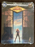 Captain Marvel (4K UHD + Blu-ray) Best Buy Exclusive Steelbook Carol Danvers NEW