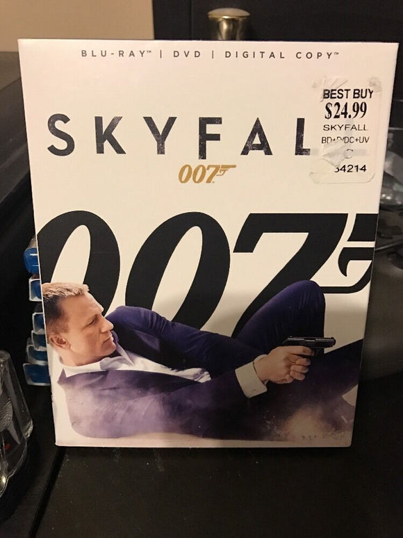 Skyfall Blu-ray/DVD, 2013 No Digital Copy James Bond 007