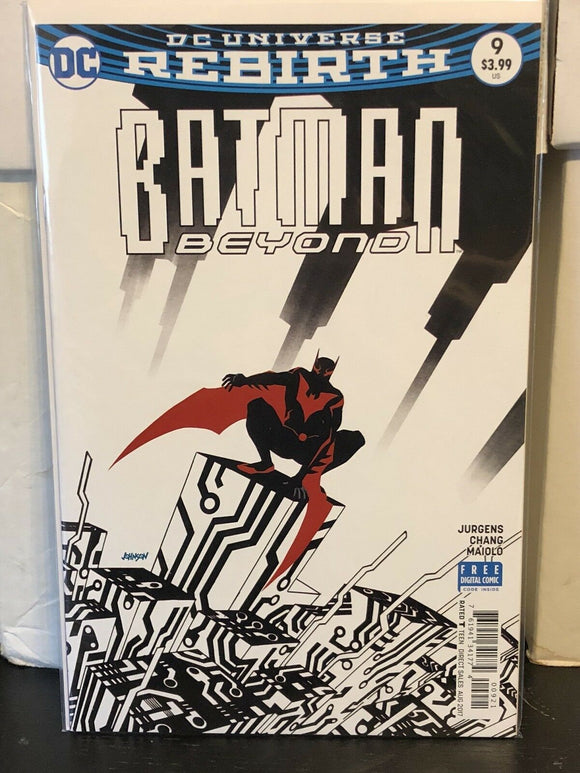 Batman Beyond #9 Dave Johnson Cover B Variant Rebirth 2017 DC Comics