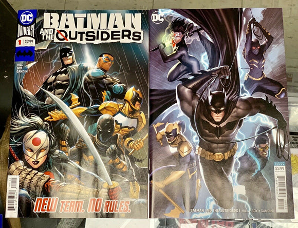Batman and the Outsiders #1 Set Of 2 Tyler Kirkham And Stjepan Sejic Variant