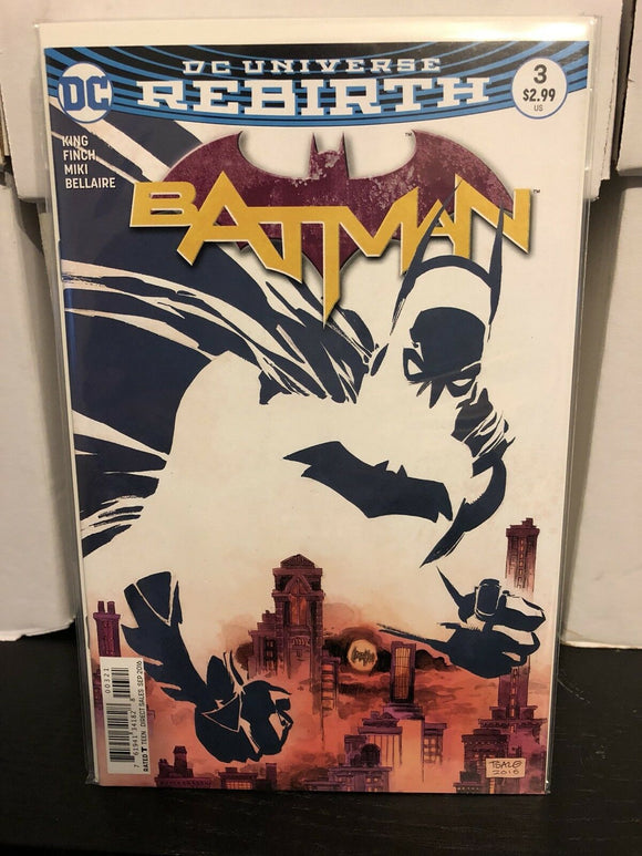 Batman #3 Tim Sale Variant Cover B DC Rebirth