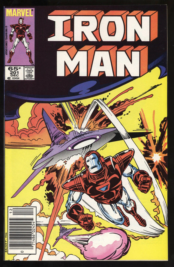 IRON MAN #201 VOL 1 MARVEL COMICS Tony Stark Avengers