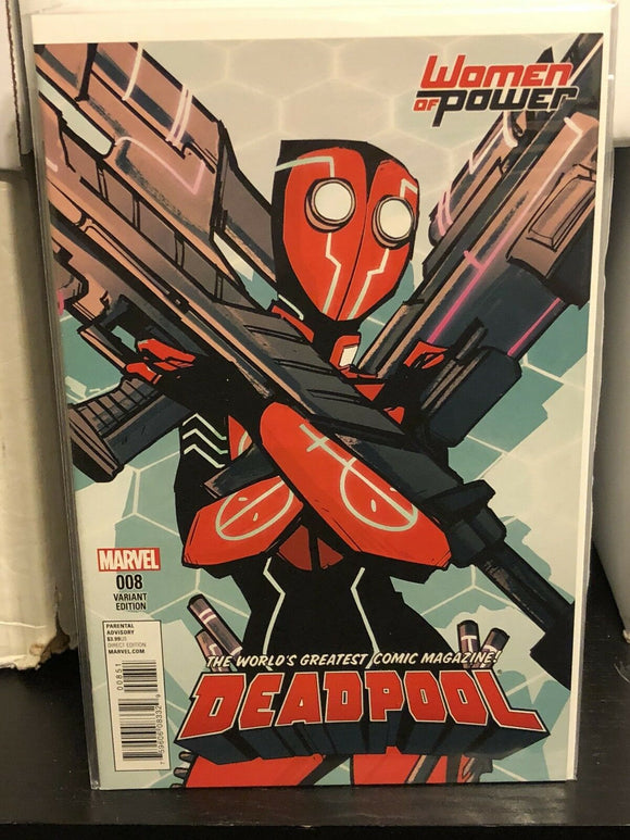 Deadpool #8 Vol. 5 Annie Wu Woman Of Power Variant 2016 Marvel Comics