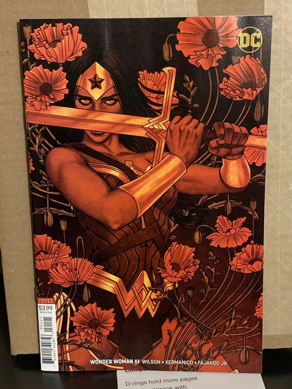Wonder Woman #61 Jenny Frison Cover B Variant 2019 DC Comics