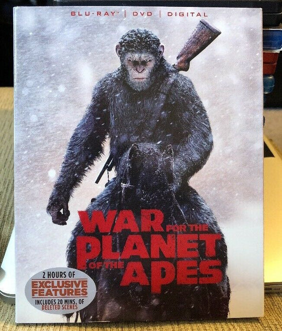 War For The Planet Of The Apes Sealed Blu-ray/ DVD And Digital Copy Combo Pack