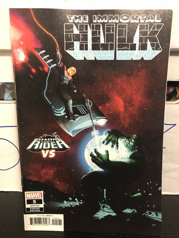 Immortal Hulk #5 Rahzzah Cover B Cosmic Ghost Rider Variant 2018 Marvel Comics