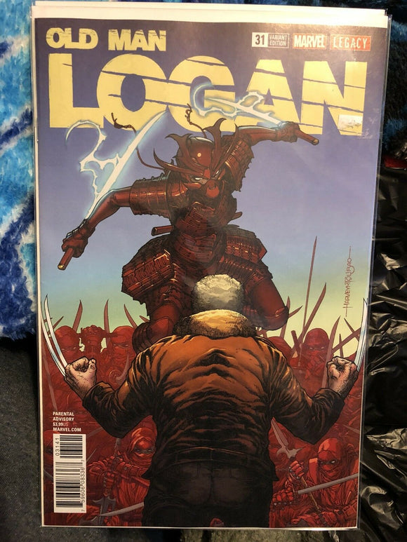 Old Man Logan #31 2017 Harvey Tolibao Variant Cover Wolverine Marvel Comics