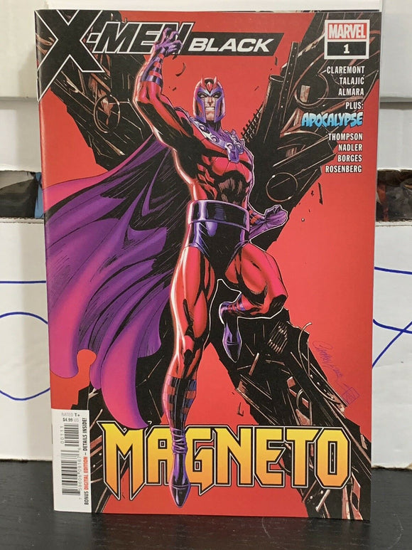 X-Men Black Magneto #1 Marvel Comics J Scott Campbell Cover 2018