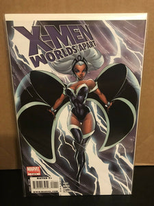 X-Men: Worlds Apart #1 (Dec 2008, Marvel) J Scott Campbell Storm Cover Marvel
