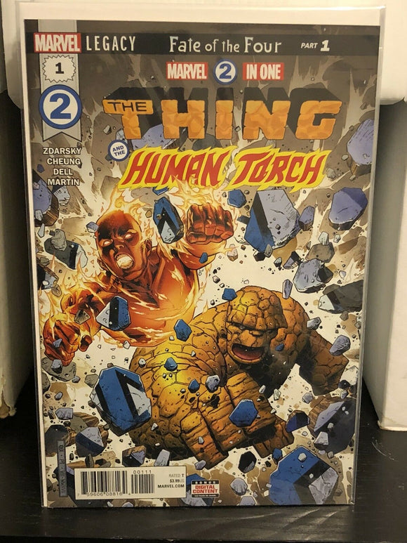 Marvel 2 In One The Thing And The Human Torch #1 2018 Marvel Comics
