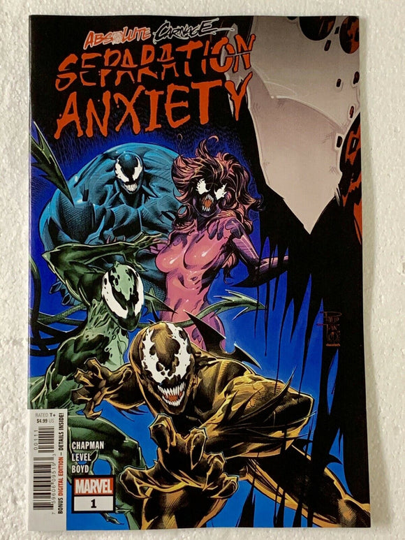 ABSOLUTE CARNAGE SEPERATION ANXIETY #1 Cover A Phillip Tan Marvel Comics 2019