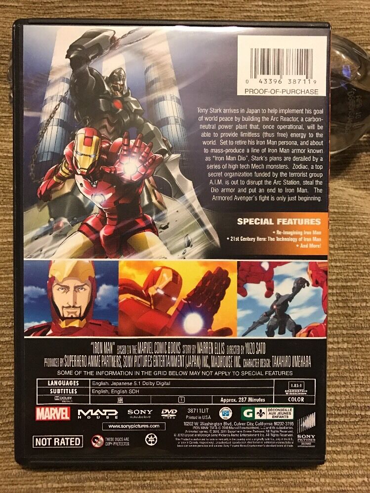 Iron Man: The Complete Animated Series (DVD, 2012, 2-Disc Set