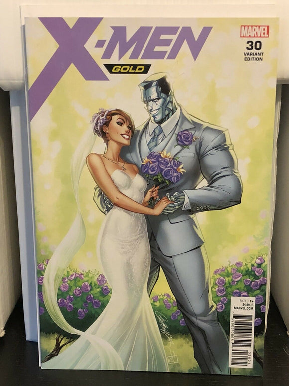 X-Men Gold #30 J Scott Campbell Kitty Prude & Colossus Wedding Variant Marvel