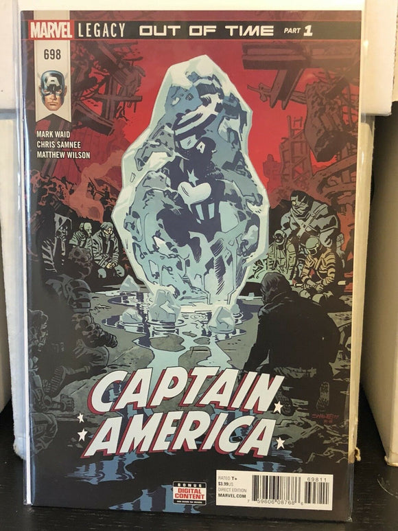 Captain America #698 Cover A First Print Marvel Comics Legacy