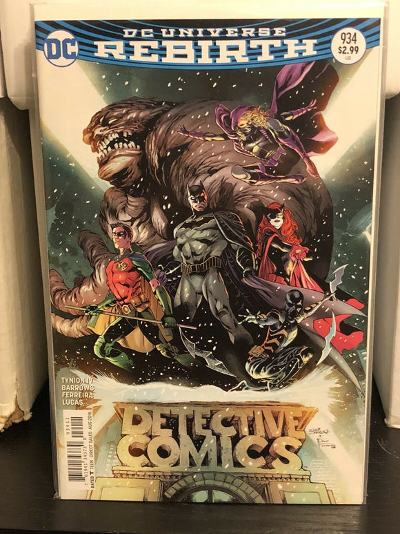 Batman Detective Comics #934 Cover A Rebirth DC Comics 2016