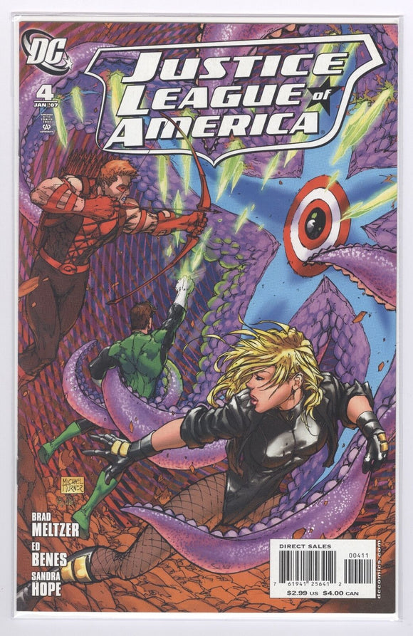 Justice League of America 2006 #4 DC Comics Michael Turner cover
