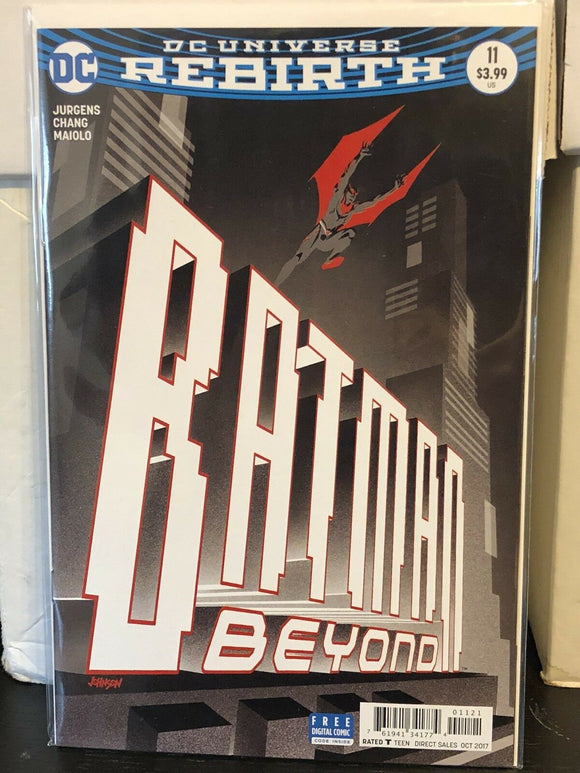 Batman Beyond #11 Martin Ansin Cover B Variant Rebirth DC Comics