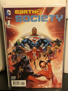 Earth 2 Society #1 (2015) Jorge Jimenez Cover DC Comics New 52