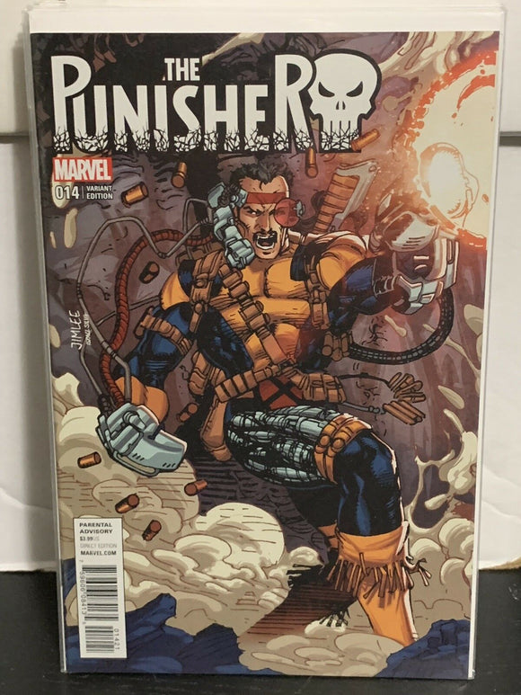 Punisher #14 Jim Lee X-Men Forge Trading Card Variant 2017 Marvel