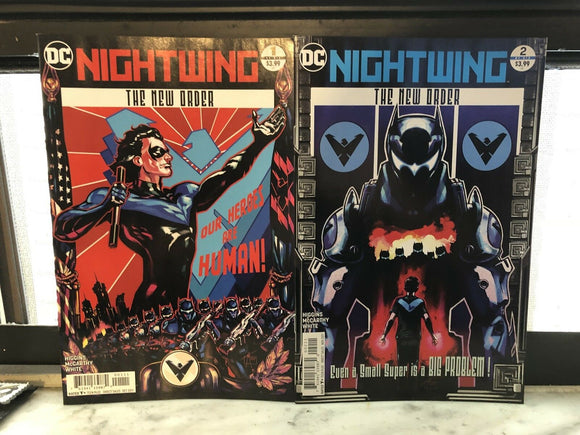 Nightwing The New Order Issue Number #1 + #2 DC Comics Batman