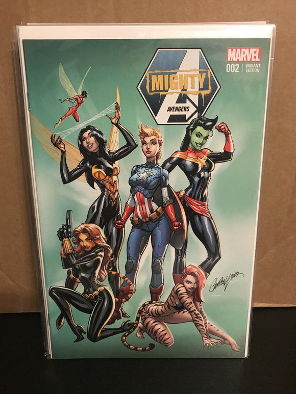 Mighty Avengers # 2 NYCC Exclusive J Scott Campbell Cosplay Variant