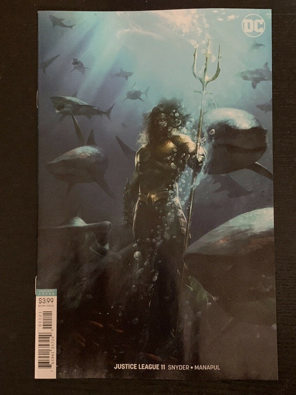 Justice League #11 Francesco Mattina Movie Cover B Variant DC Comics Aquaman
