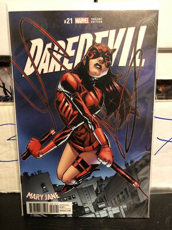 Daredevil #21 Cover B Variant Humberto Ramos Mary Jane Cover Marvel Comics