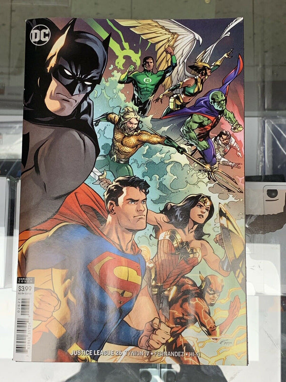 Justice League #26 Ema Lupacchino Cover B Variant  1st Appearance Of Apex Lex
