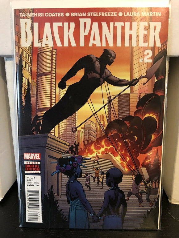 Black Panther #2 (2016) First Print Marvel Comics T’Challa MCU Avengers
