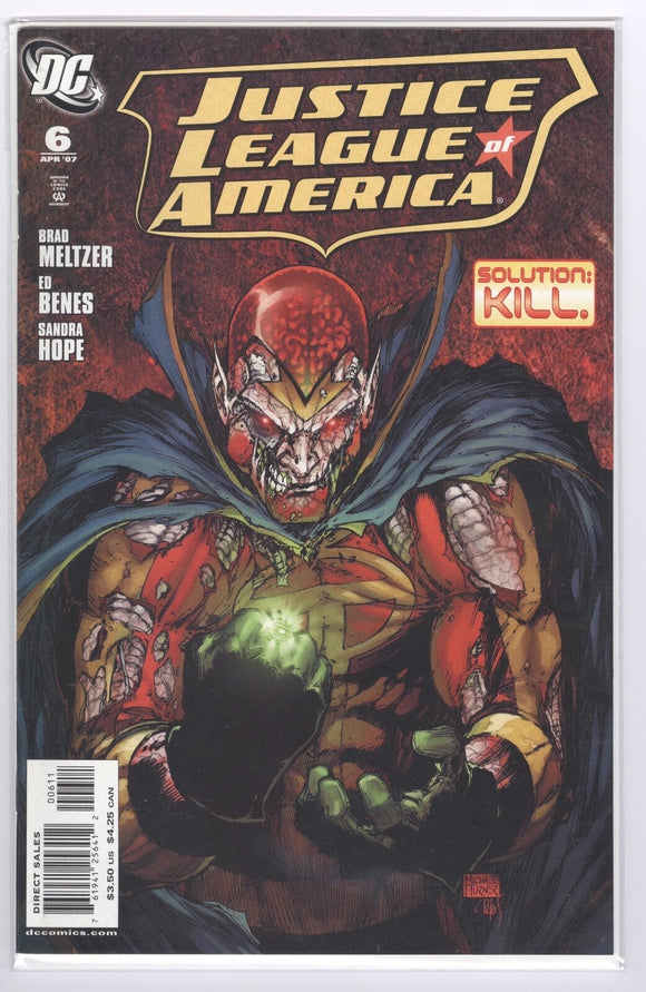 Justice League of America #6 Comic DC 2007 Michael Turner