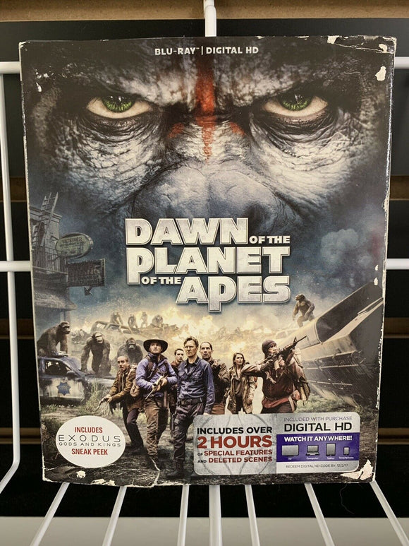 Dawn of the Planet of the Apes Blu-ray And Digital Copy Unopened Serkis Oldman