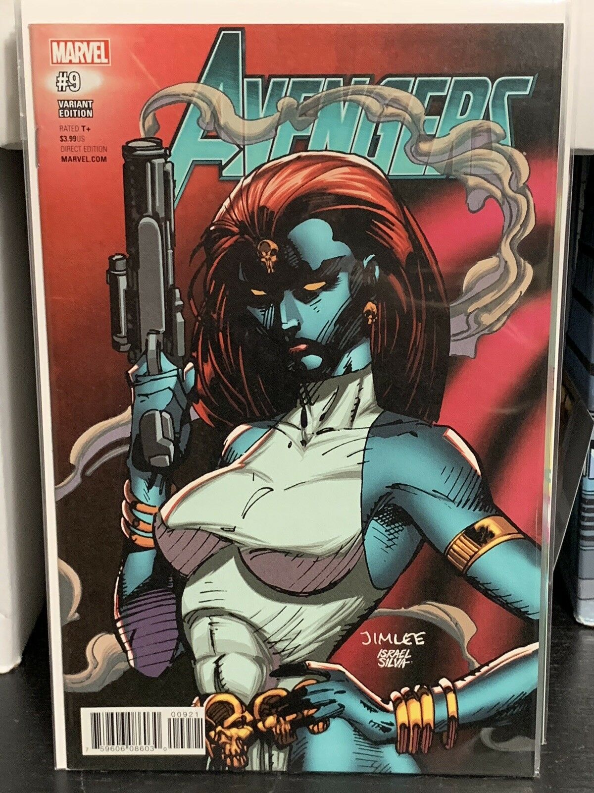 Avengers #9 Mystique Jim Lee X-Men Trading Card Variant Marvel